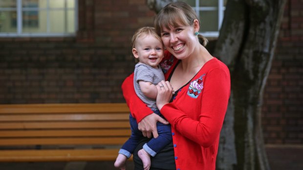 Breastfeeding mother Chantal Parslow and her son, Torin Redman, were asked to leave a Newcastle restaurant.