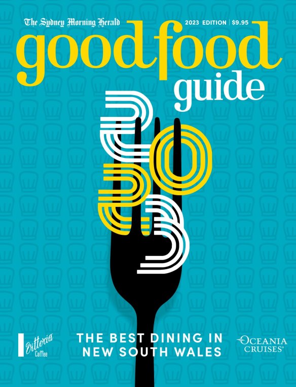 The Sydney Morning Herald Good Food Guide 2023 magazine.