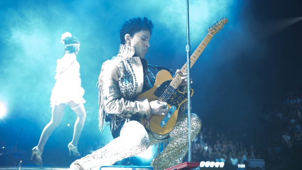 Prince in concert in Sydney in 2012.