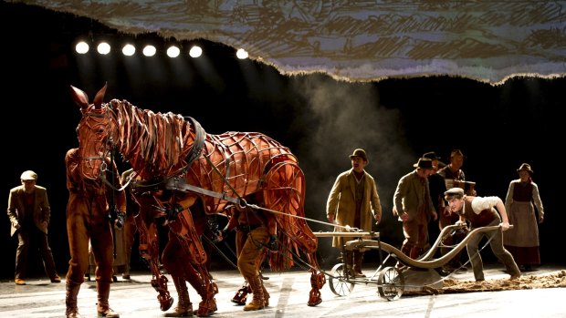 The National Theatre's <i>War Horse</i> used digital animations of charcoal sketches to convey time and place. 
