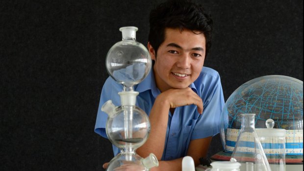 Success story: Dandenong High School student Medhi Sina will study bio-medical engineering. He came to Australia as a refugee from Afghanistan. 
