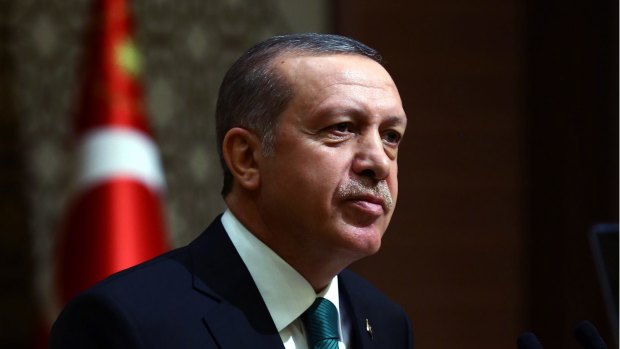 Islamic State has accused Turkish President Tayyip Erdogan of 'selling the country to crusaders' and of allowing US access to Turkish bases 'just to keep his post'.