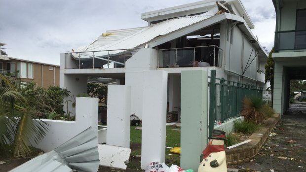 Property damage at Kurnell might have been caused by a tornado.