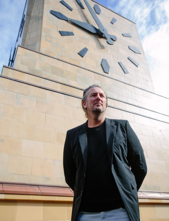 Brett Robinson, chief executive of The Point Group, on the Shell House rooftop.