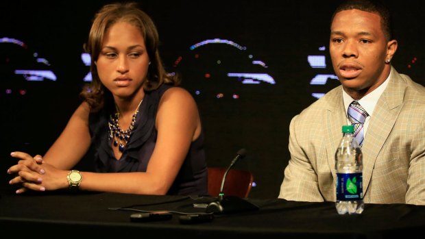 Rice with her husband Ray: 'I was ready to do anything that was going to help the situation'.
