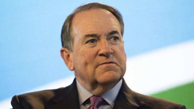 Mike Huckabee, former governor of Arkansas.