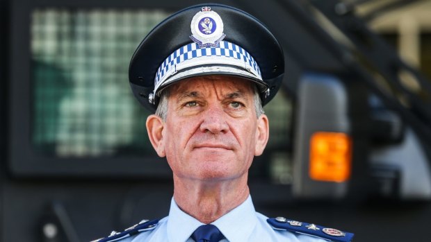 "Sensitive to the tragic loss": NSW Police Commissioner Andrew Scipione.