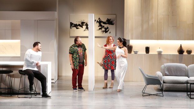 Vivid White is a black comedy from the MTC.