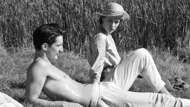 Anna (Paula Beer) finds consolation in Adrien (Pierre Niney) after the wartime death of her fiance. 