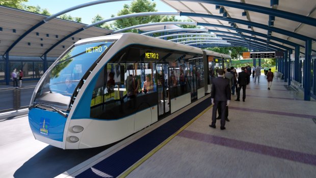 The Brisbane Metro vehicles were expected to be 24 metres long and carry 150 passengers.