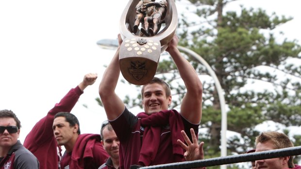 Up and down: Matt Ballin played more than 200 games for Manly, winning a Premiership along the way - before a injury-riddled stint with the Wests Tigers.