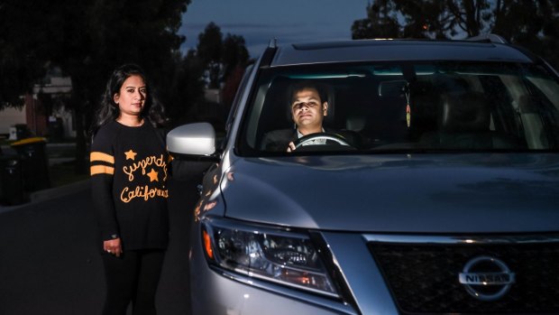 Epping couple Sunil and Nishtha Goel are paying for Melbourne's traffic problems.