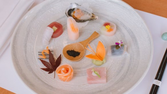 At $350 per person, Yoshii's omakase at Crown is the city's most expensive.