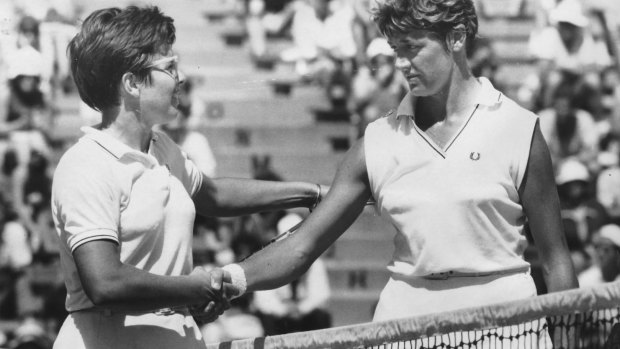Billie Jean King (left) said she had hoped Margaret Court (right) would attend the Australian Open this year so the pair could have a discussion about the issue.