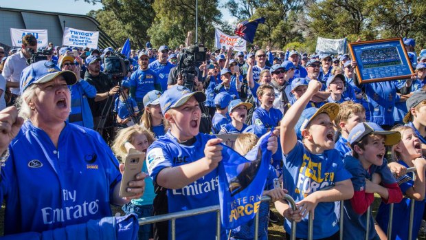 True blue: Western Force supporters may have some cause for hope as the Indo-Pacific Competition looms.