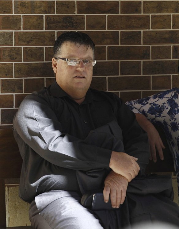 Glen Turner's Office of Environment and Heritage colleague Robert Strange outside the NSW Supreme Court.