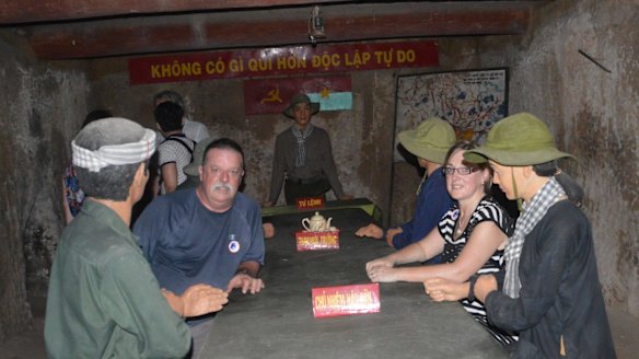 Vietnam's Cu Chi tunnels.