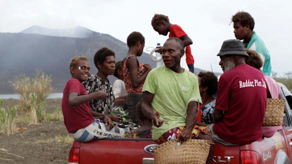 Living in the shadow of a volcano