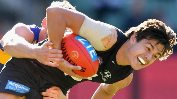 Not getting away: Carlton have secured Jack Silvagni on an early contract extension. 