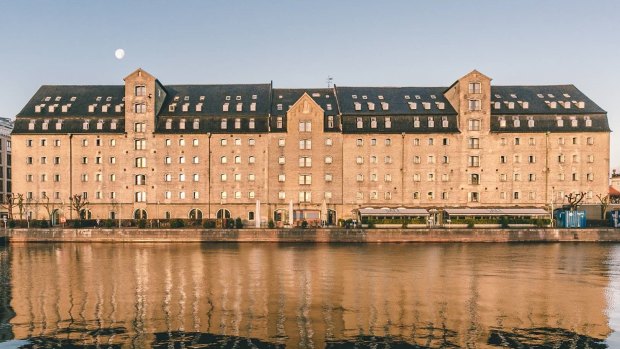 Admiral Hotel, Copenhagen, has a fabulous waterfront setting by the city's inner harbour.