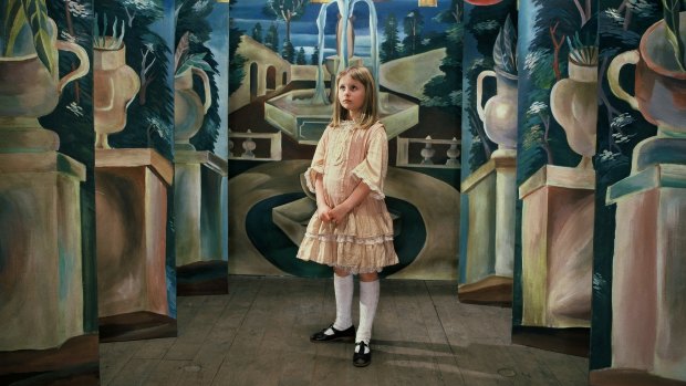 Kristyna Kohoutova in Jan Svankmajer's Alice (1988), featuring in the ACMI exhibition Wonderland.