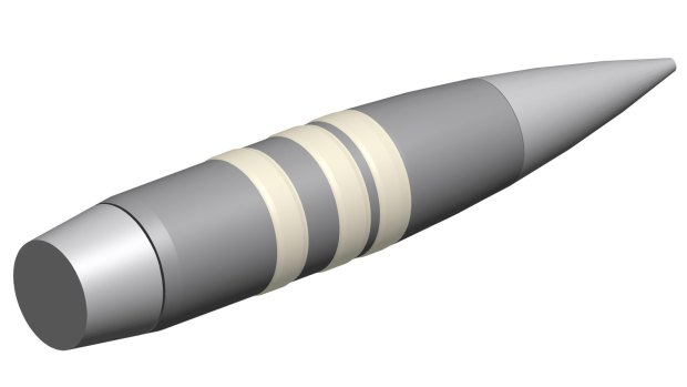 DARPA's Extreme Accuracy Tasked Ordnance (EXACTO) bullet.