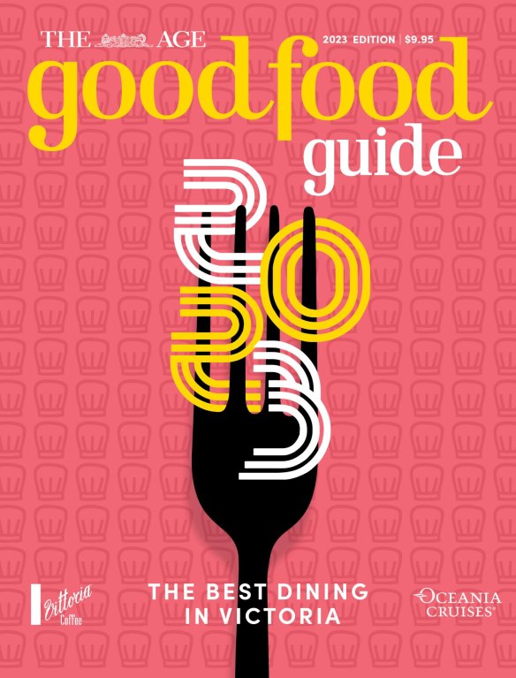 The Age Good Food Guide 2023 magazine.