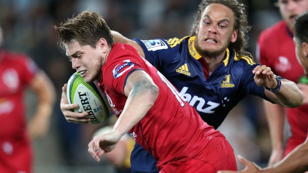 Mr 6 per cent: James O’Connor on the attack against the Highlanders last month.