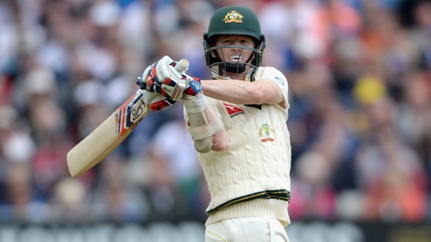 Lone hand: Australian opener Chris Rogers was the only player to pass 50.