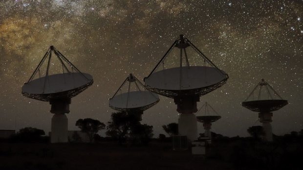 CSIRO's Square Kilometre Array radio telescope in Western Australia.
