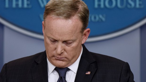 Sean Spicer may be moving to a less high-profile role. 