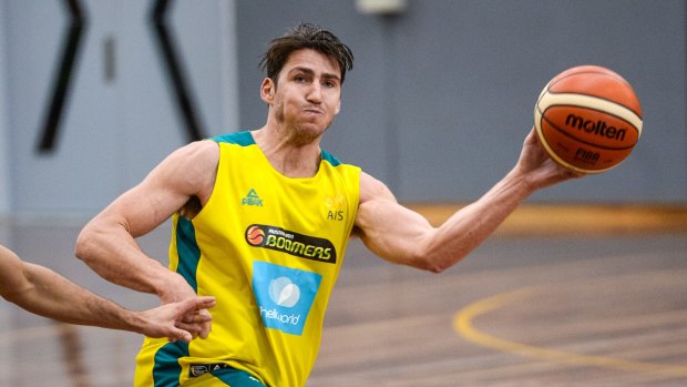 Boom time: Point guard Damian Martin has been selected to his first Olympic squad.