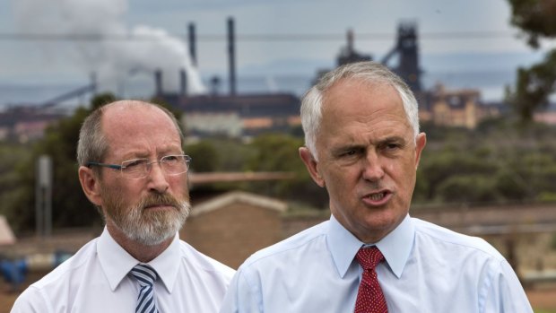 Prime Minister Malcolm Turnbull announced an $80 million railway lines contract to help the Whyalla steelworks on March 9. This was two days before the first confidential meeting between Arrium's lawyers and Grant Thornton. 