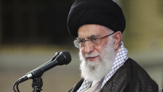 Iranian Supreme Leader Ayatollah Ali Khamenei on Saturday. 