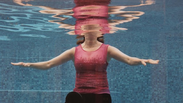 Eva Vermandel's underwater portrait of Simone Whetton for the Sydney Festival's 40 Portraits series. 