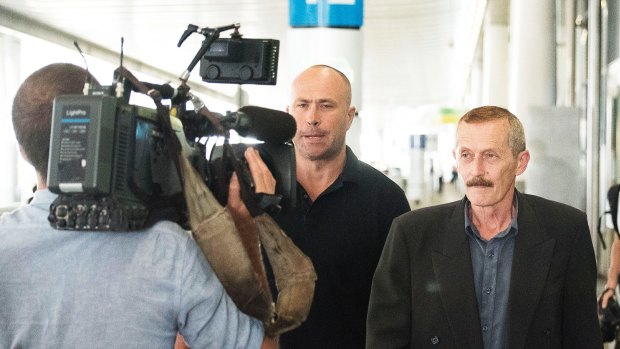 News cameras were waiting for Mr Markovic when he arrived at Sydney Airport.