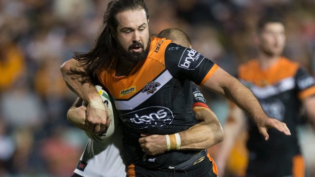 Last charges: Aaron Woods was outstanding in his last game for the Tigers.