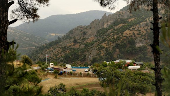 The new Polyakeynez mine on the outskirts of Elmadere village. 