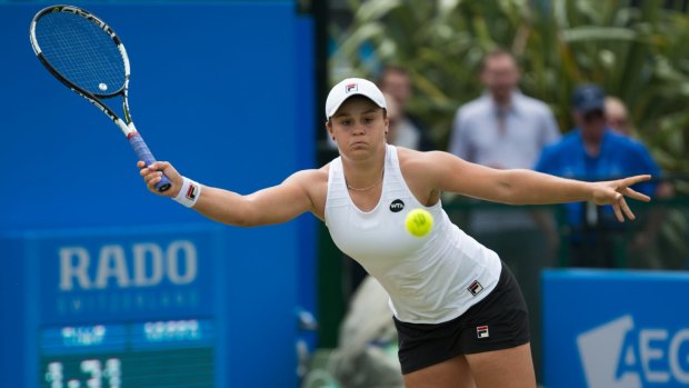 Barty is treating this as a 'development' year for her comeback.