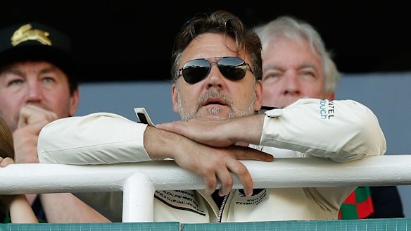 Apology: Rabbitohs owner Russell Crowe.