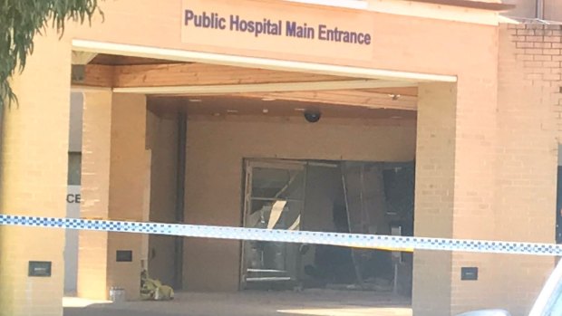 The incident is believed to have occurred inside the hospital's discharge lounge.