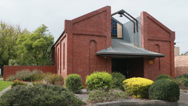 The church behind Sambell Lodge in Clifton Hill, built in 1905, that would be demolished. 