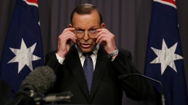 Prime Minister Tony Abbott: "This is a matter that should rightly be put to the Australian people."