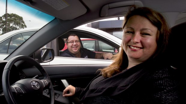 Danny and Jo lease 32 cars out to people who are driving for Uber. They say there is a 'neverending' demand from people who want to lease a car for up to six months.
