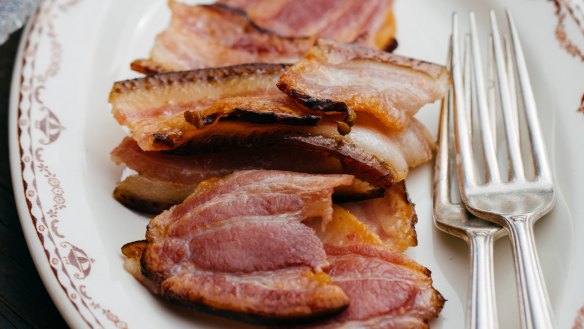 'Exquisite' whisky cured bacon at Fat Pig Farm.