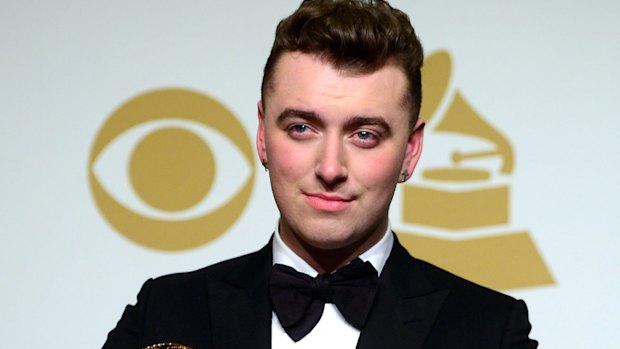 Sam Smith at the 2015 Grammy Awards.