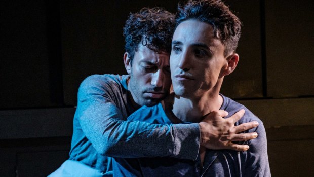 Ben Gerrard and Timothy Wardell in Angels in America.