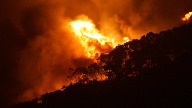 CFA firefighters had to face the full force of the Christmas Day fire at Wye River.