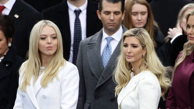 President Donald Trump's daughters, Tiffany (left) and Ivanka.