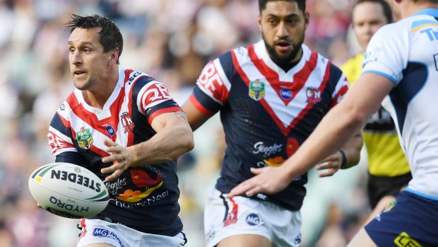 Raising the bar: Rather than leave the Roosters, Mitchell Pearce is being encouraged to get even better.